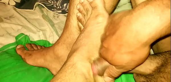  Cum on my feet circumcised cum